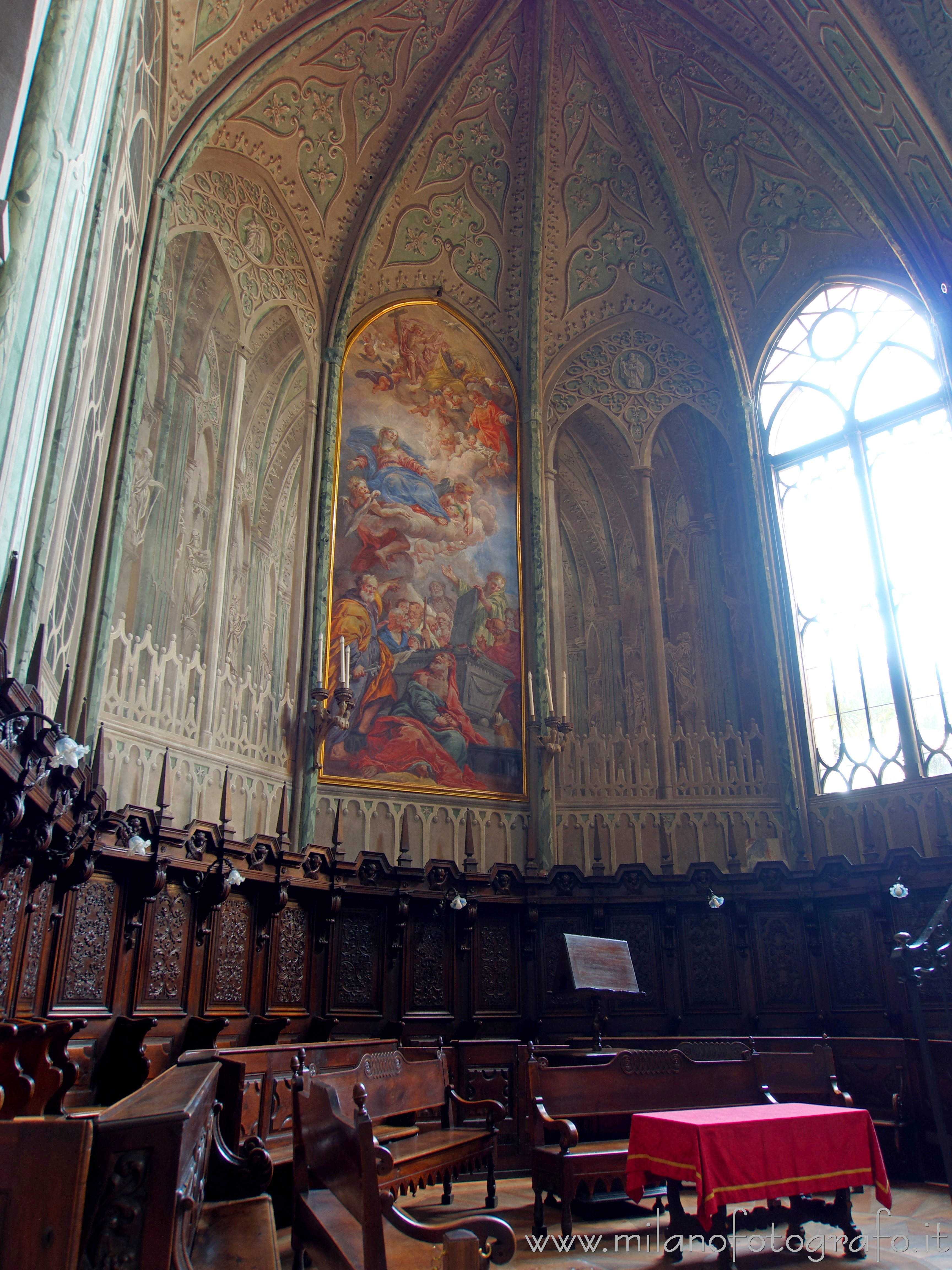 Biella (Italy) - Choir of the Cathedral of Biella